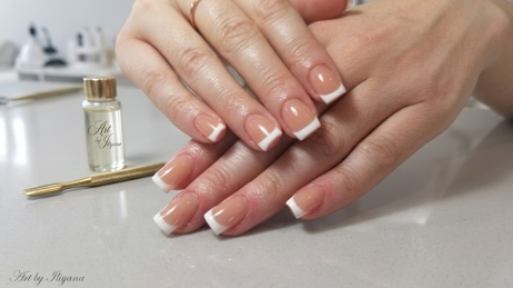 French Manicure and Nail Art in Paphos - Art by Iliyana